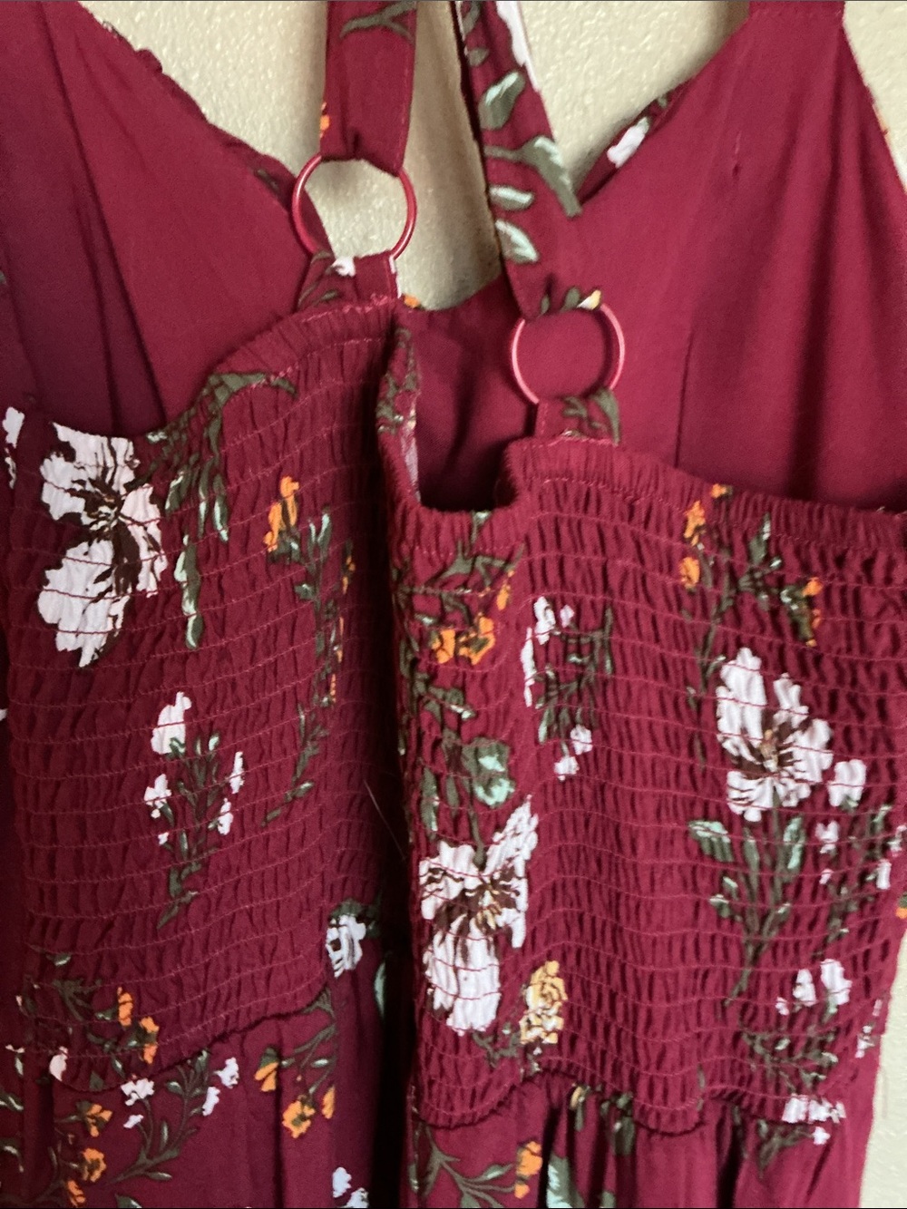 No Boundaries Burgundy High-Low Maxi Dress. NWT - Picture 4 of 4